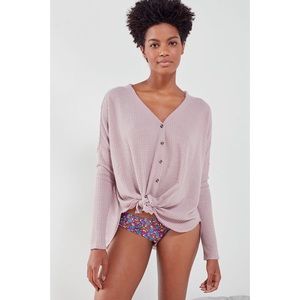 Urban Outfitters Waffle Knit Jojo Sweater Top
